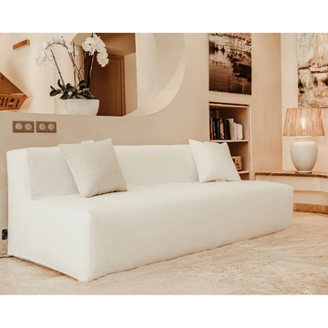 CI-W3P - 3 seater cotton sofa with removable cover by MX HOME - view 3